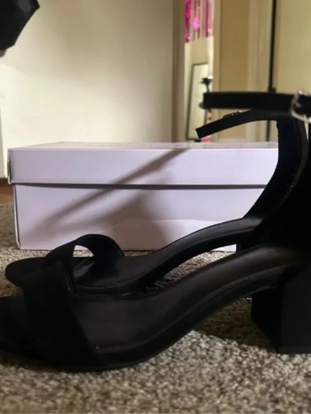 Chunky Black heel
